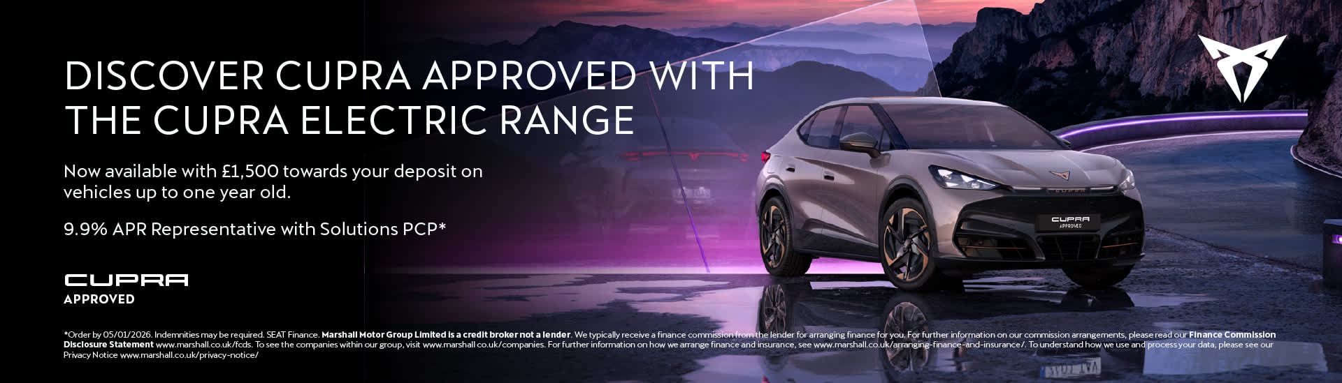 CUPRA Approved Used Electric Offer